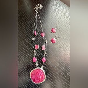 💙Necklace and earring set